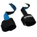 Par Straps Correas Muñequeras Levantamiento Pesas Gym Azul Claro Ref St3343