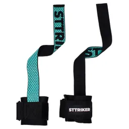 Par Straps Correas Muñequeras Levantamiento Pesas Gym Verde Menta Ref St3343