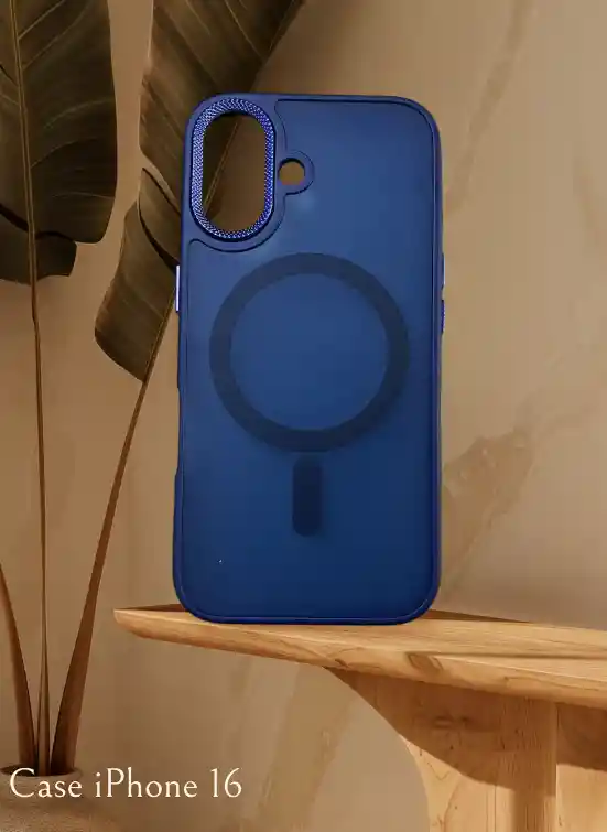 Forro Case Iphone 16 Azul