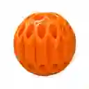 Juguete Para Perros Pelota Maciza Porta Snack Color Naranja