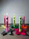 Porta Velas Navideño X 5 Unidades Día De Las Velitas