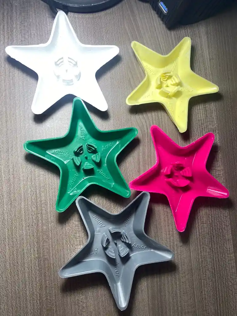 Porta Velas Navideño X 5 Unidades Día De Las Velitas