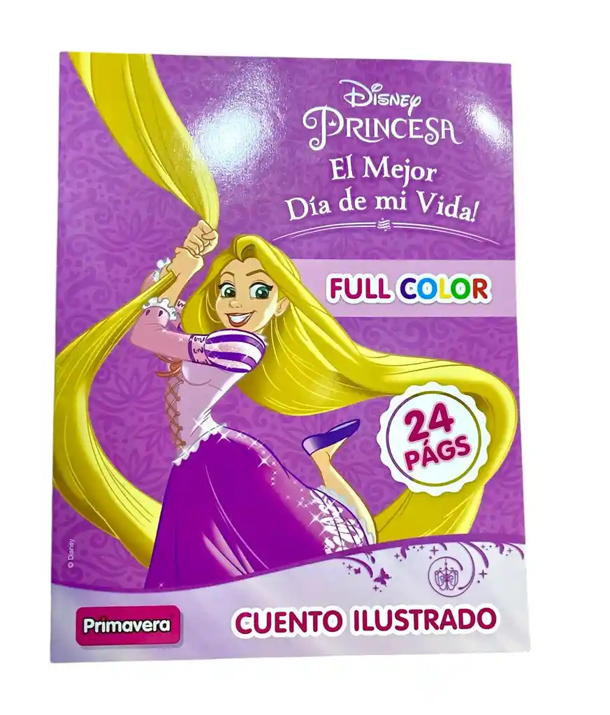 Cuento Ilustrado Princesa Disney 24 Paginas A Todo Color Primavera