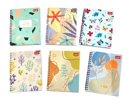 Cuaderno Argollado 80 Hojas Rayado Scribe Diseños Surtidos