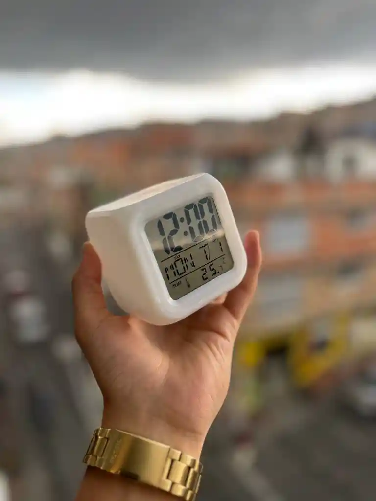 Reloj Despertador Digital Temperatura ⚡