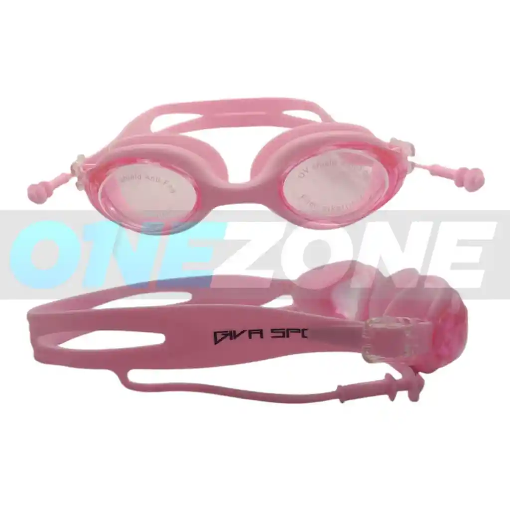 Gafas De Natición Uv Anti Fog, Tapa Oido - Zs801 Unisex/ Rosado