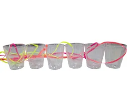 Copas Transaperentes De Plastico Para Hora Loca X6 Und