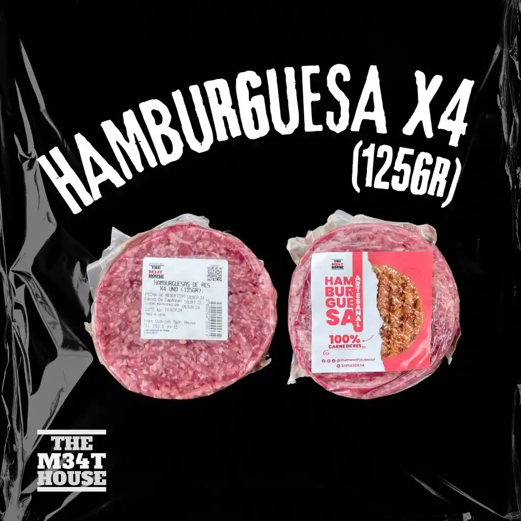 Hamburguesa X4 (125)