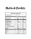 Muffin De Chocolate Reborn 60 Gr