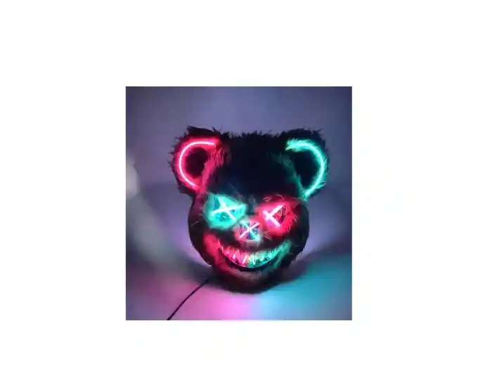 Mascara Oso Luz Led Halloween