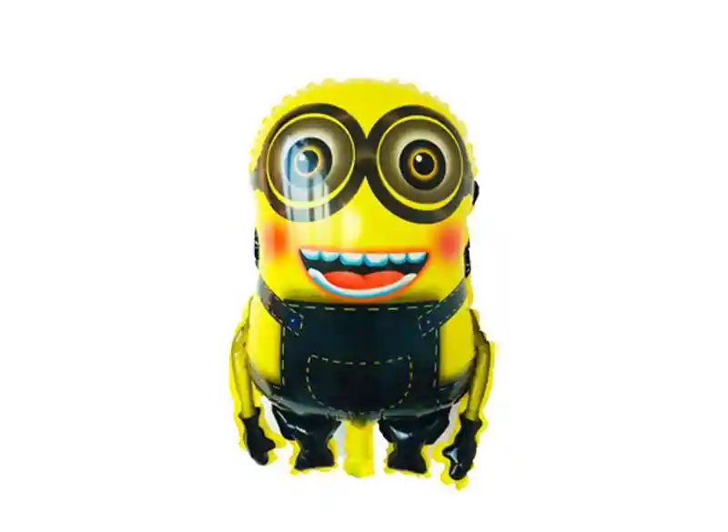 Globo Metalizado Minions Sin Inflar