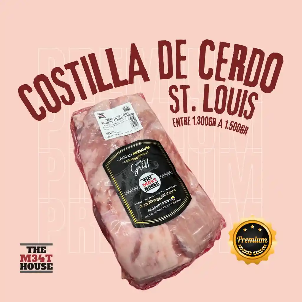 Costilla De Cerdo St Louis