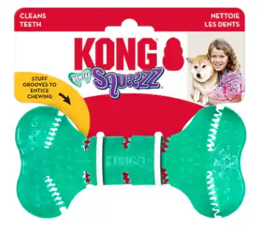 Kong Perro Dental Squeezz Mediano