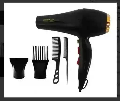 Secador Cabello Profesional Importado High Power Turbo 5000w