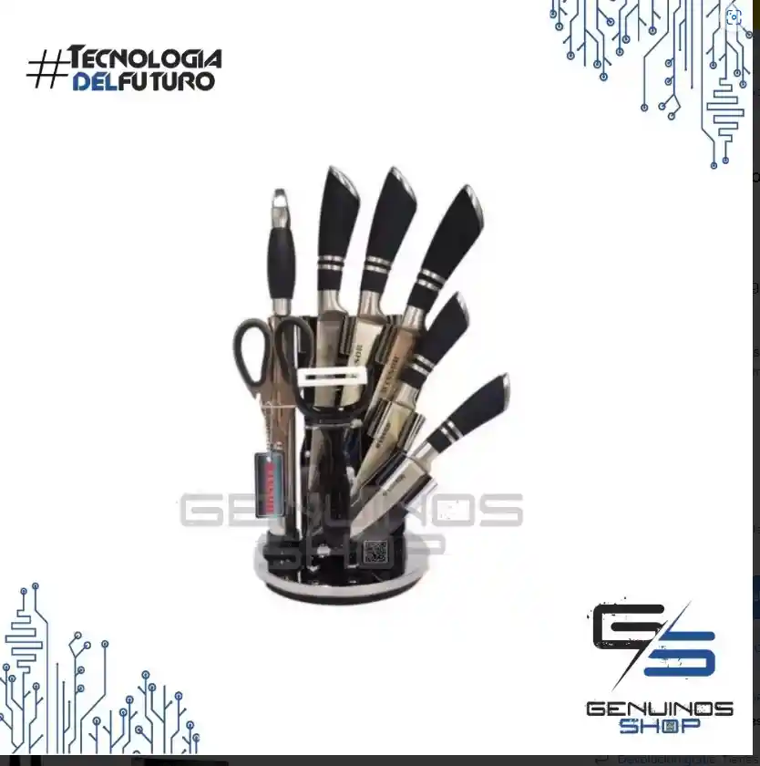 Set Juego Cuchillos Winsor Acero Inoxidable