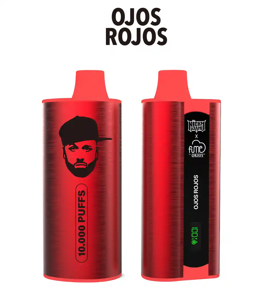 Fume Nicky Jam 10.000 Puffs Ojos Rojos