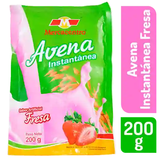 Avena Mercacentro Instantánea Fresa 200 G