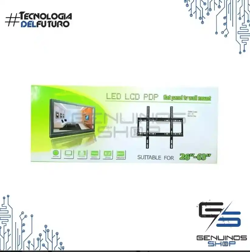 Soporte Base Pared Para Tv Lcd Led Plasma 26 A 63 Pulgadas