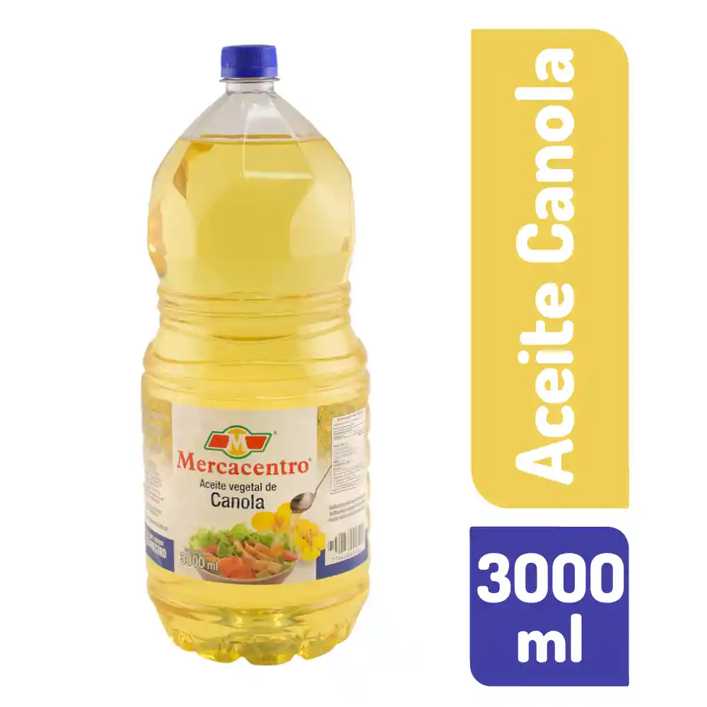 Aceite Mercacentro Canola 3000 Ml
