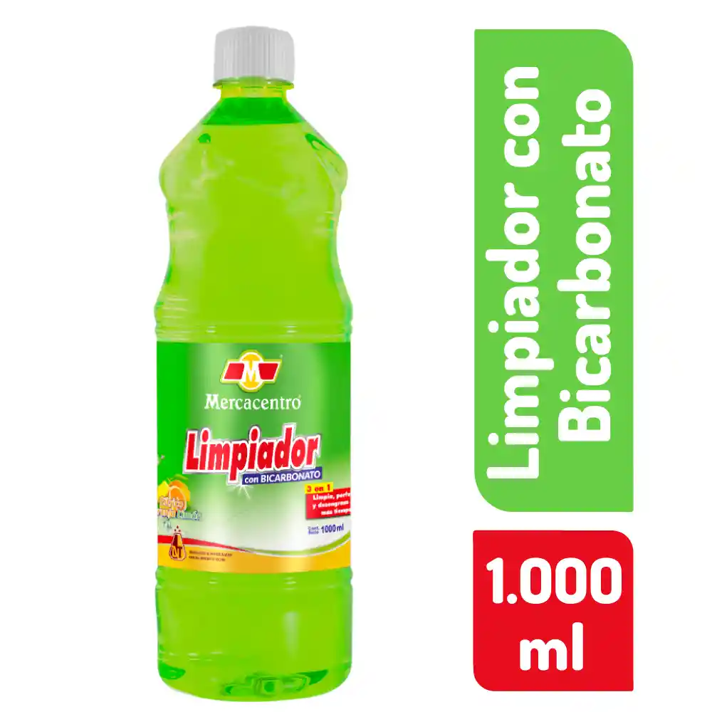 Limpiador Mercacentro Bicarbonato Limón 1000 Ml