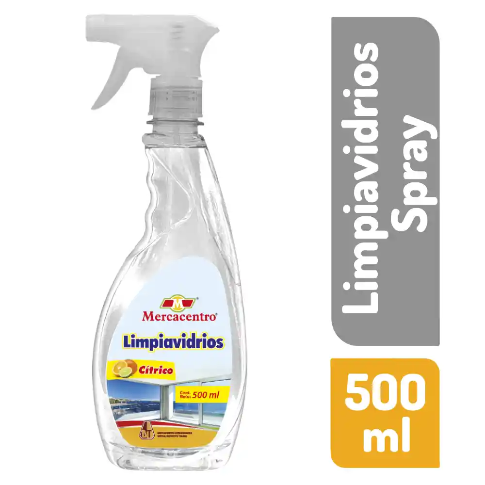Limpiavidrios Mercacentro Citrus Spray 500 Ml