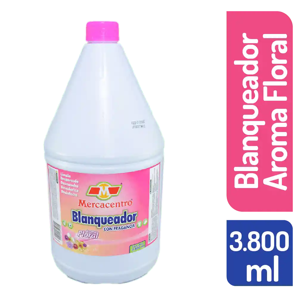 Blanqueador Mercacentro Floral 3800 Ml