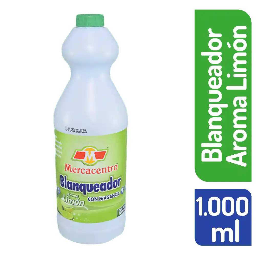 Blanqueador Mercacentro Limón 1000 Ml