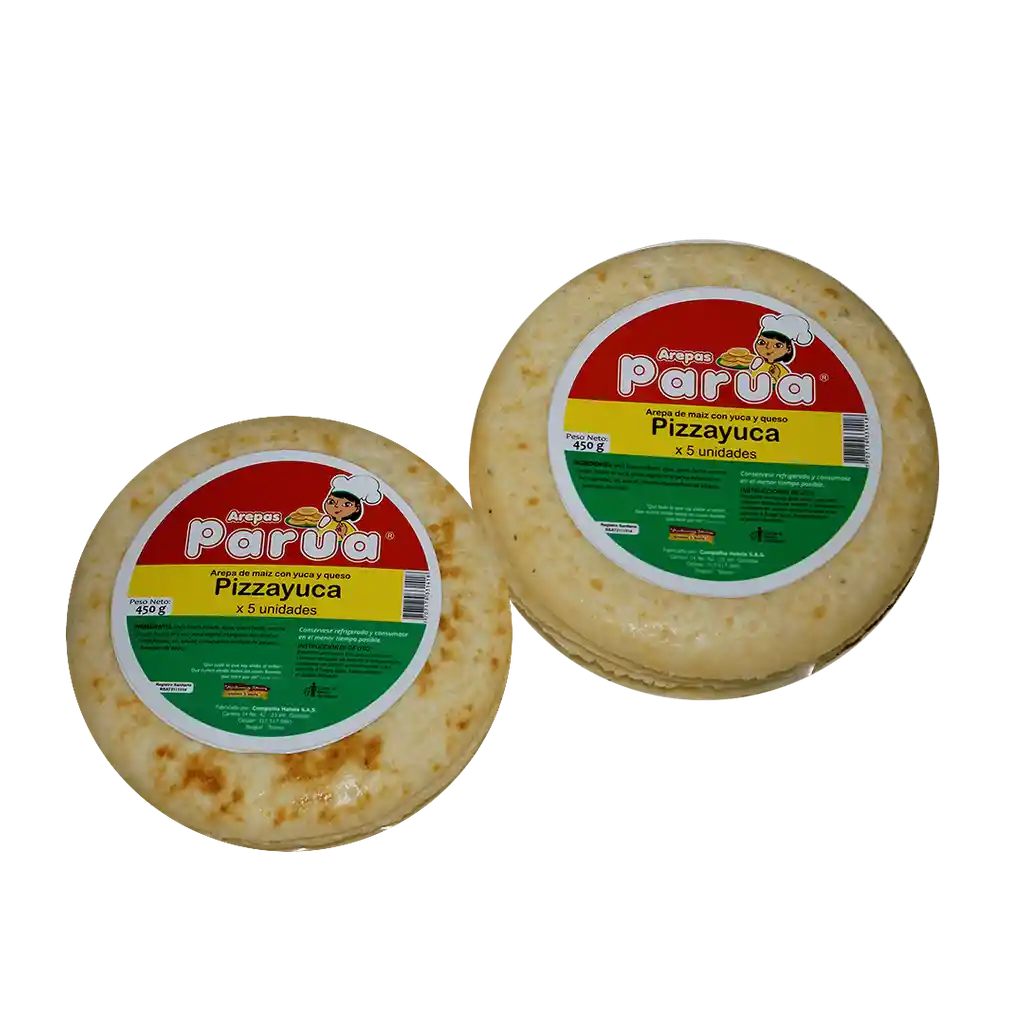 Pizza Yuca Parua X 5und 450 G