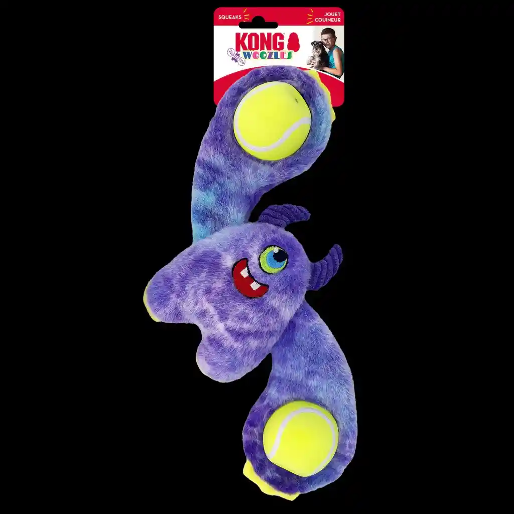 Kong Perro Peluche Woozles Monster Medium