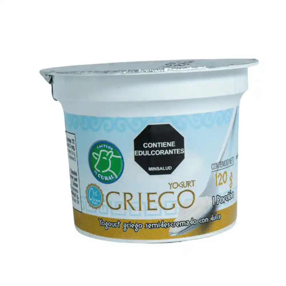 Yogurt El Cural Griego X 120 G Desc.natural