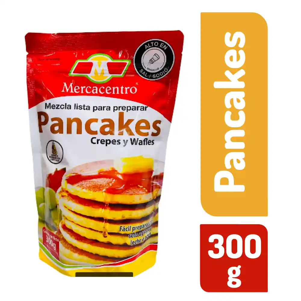 Pancake Mercacentro Mix Bolsa 300 G