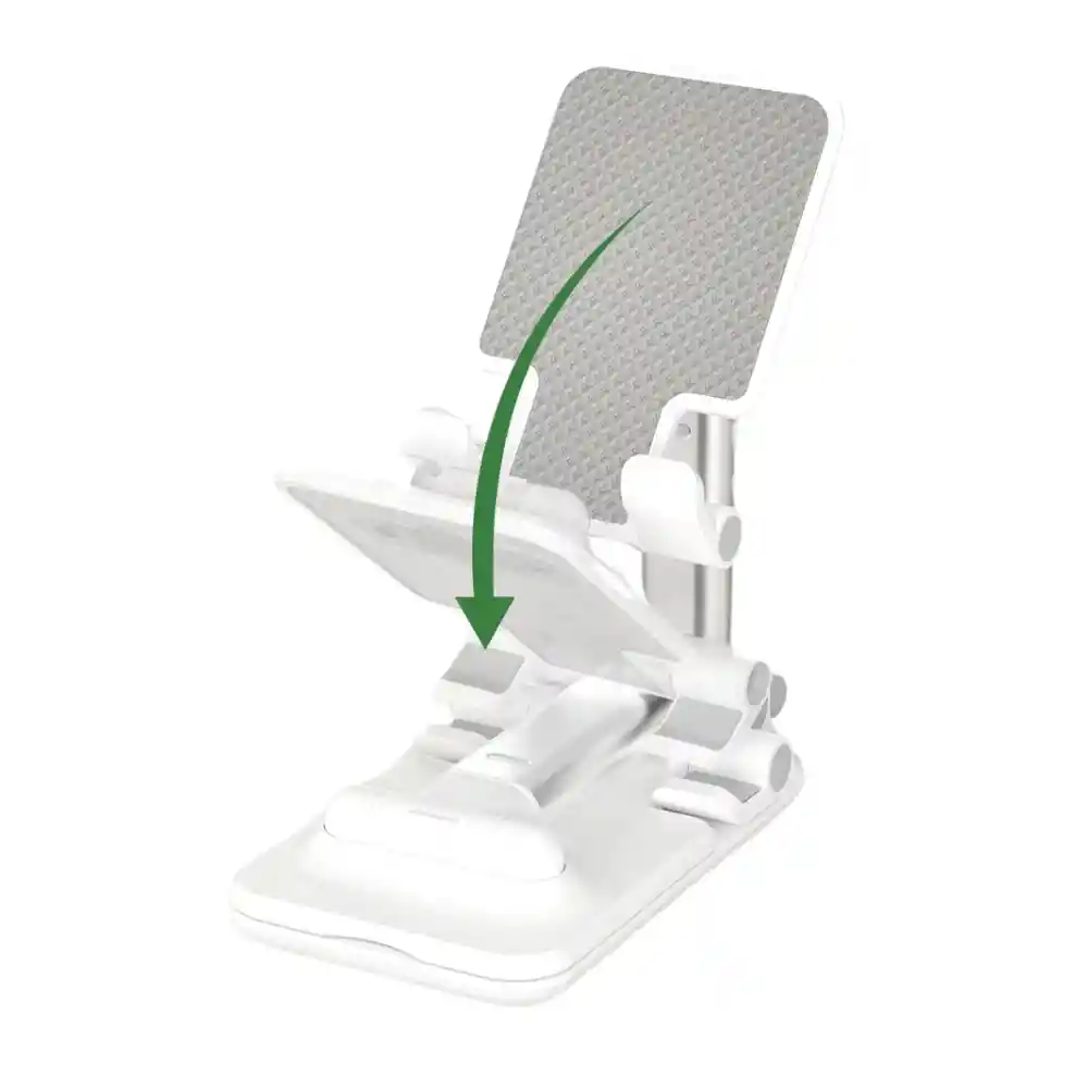 Soporte Celular Plegable Premiun Ajustable Escritorio Holder Verde