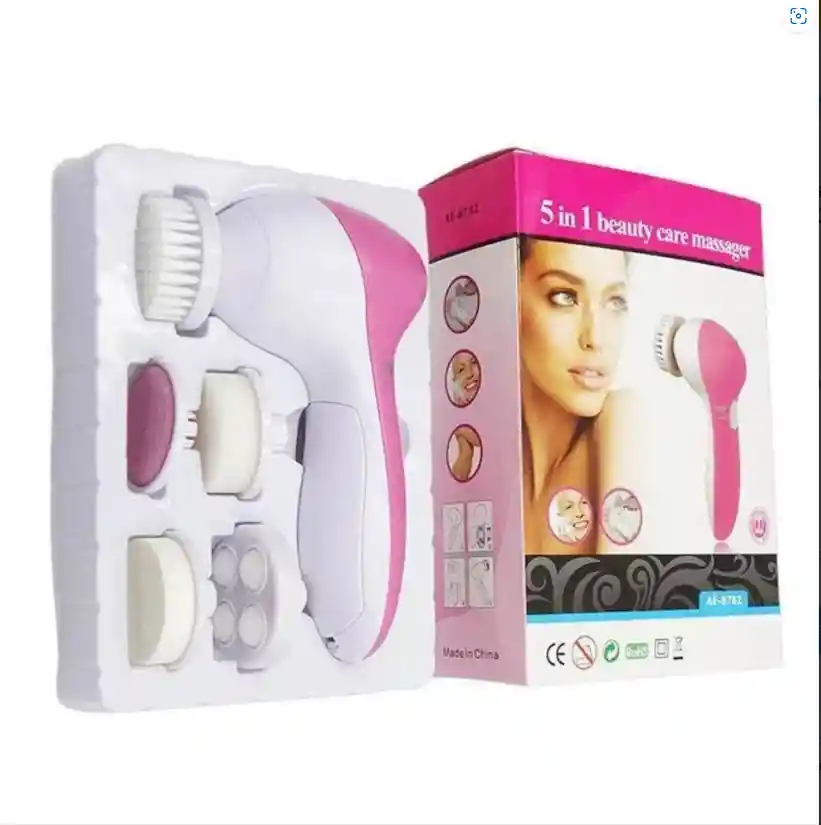 Spa Facial Mini Masajeador Electrico Para La Cara 5 En 1