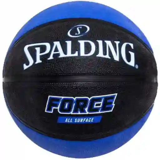 Balón De Baloncesto Azul Y Negro De Spalding Force