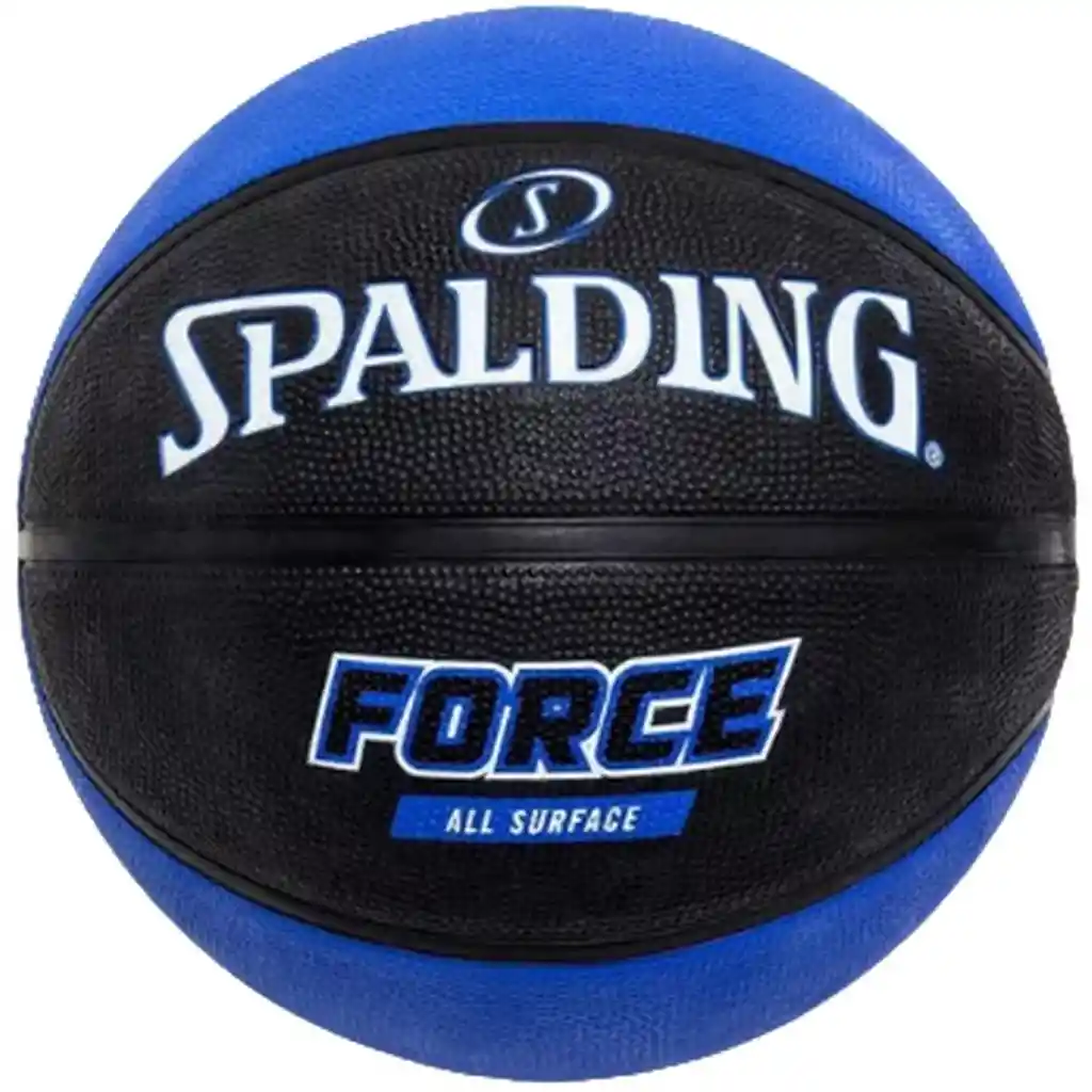 Balón De Baloncesto Azul Y Negro De Spalding Force