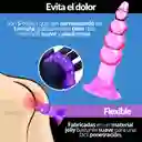 Kit X3 Plug Dilatador Anal + Lubricante Anal + Esposas Bdsm