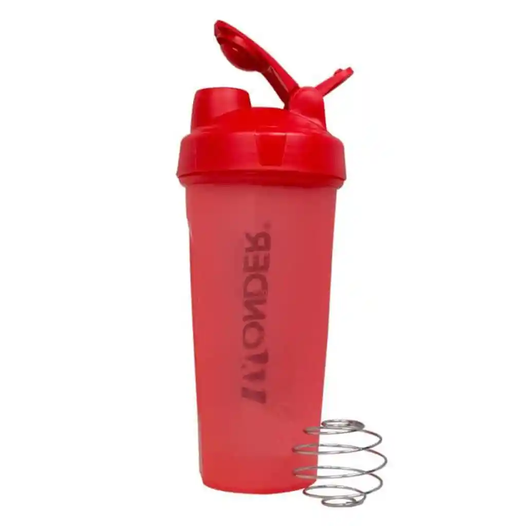 Termo Proteína Shaker Mezclador Rojo - Wonder