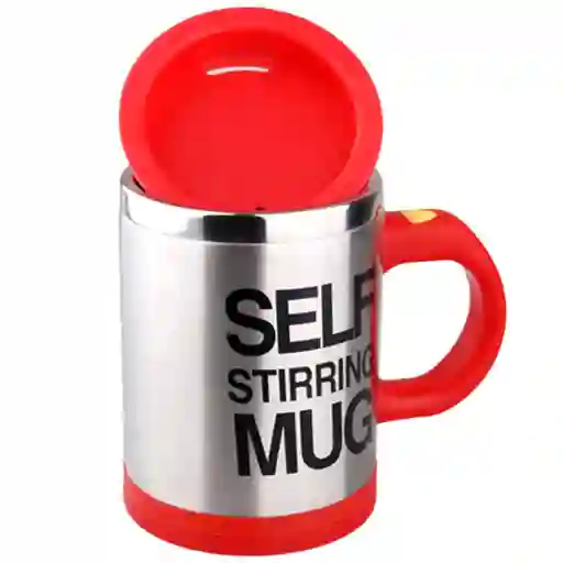 Vaso Mug 400ml Mezclador Taza Eléctrica Pocillo Batidor Rojo