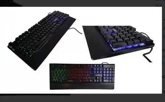 Teclado Con Cable Usb Con Iluminación Led Gamer Weibo