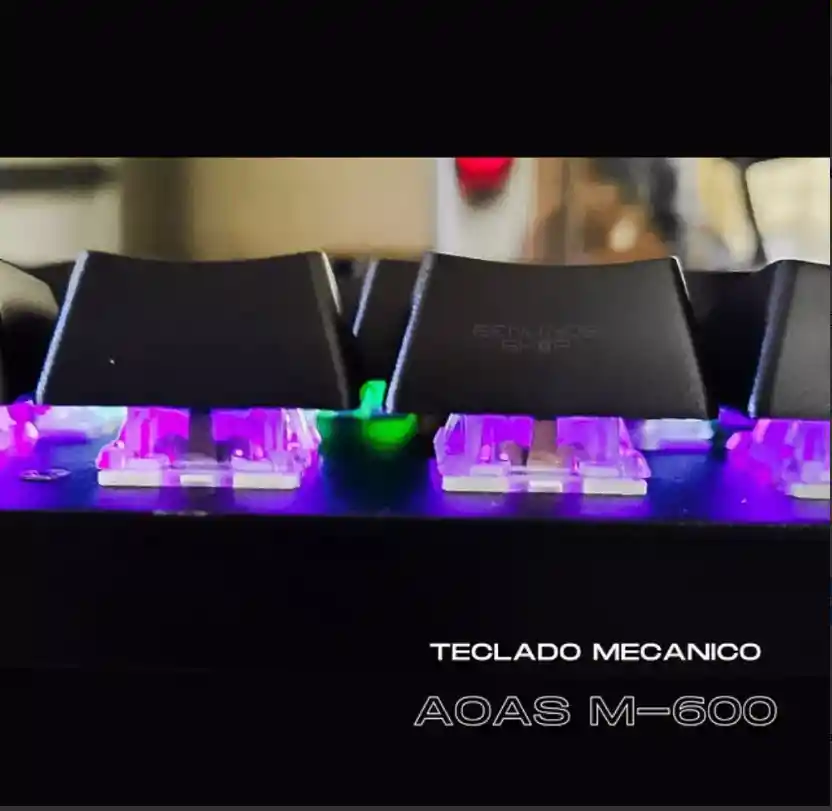 Teclado Gamer Mecánico Con Luces M-600 Español Tiene La Ñ