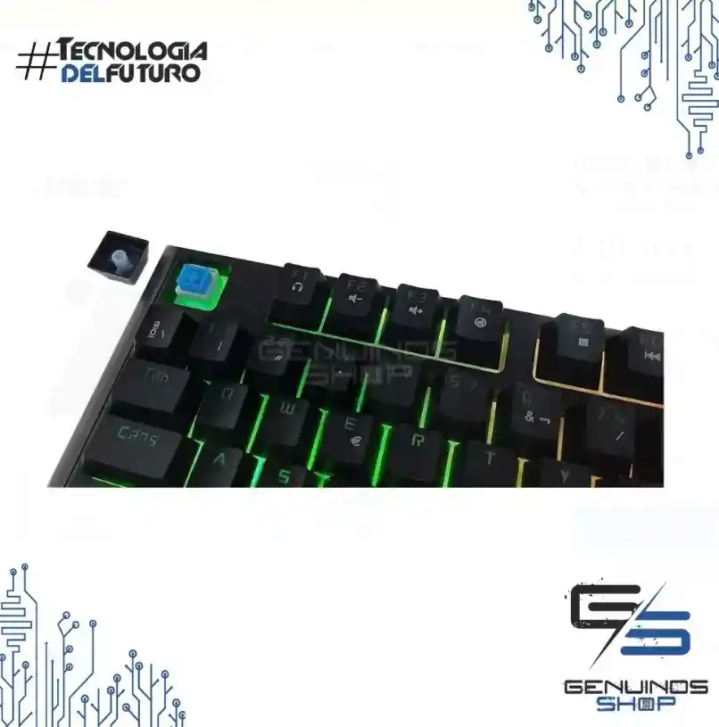 Teclado Mecánico Con Luces Tecla Ñ Aoas M 700