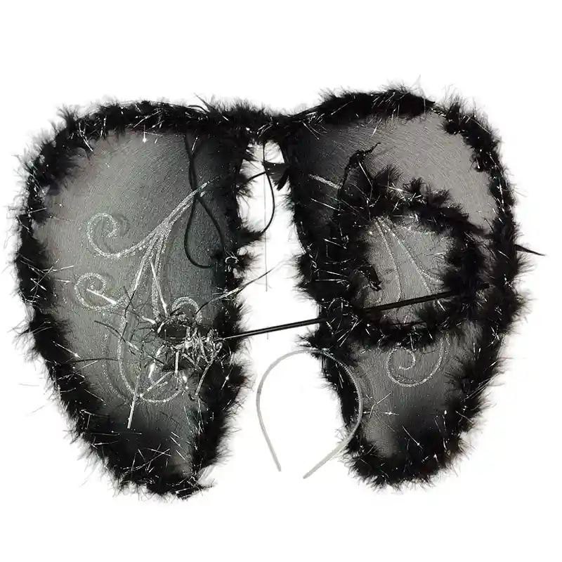 Set Alas De Hadas Color Negro