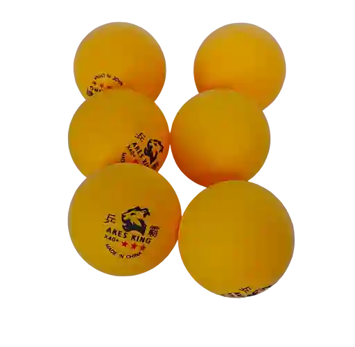 Pelotas Bolas Ping Pong 3 Estrellas Caja 6 Bolas Tenis Mesa