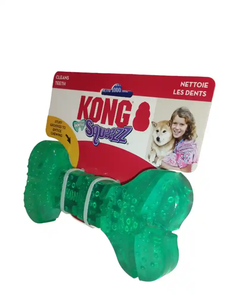 Hueso Dental Squeezz De Kong Perro Md