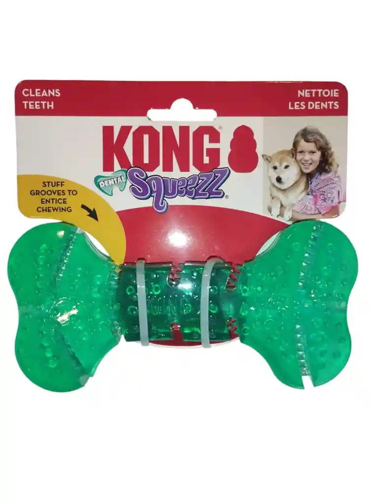 Hueso Dental Squeezz De Kong Perro Md