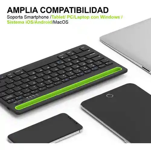 Teclado Bluetooth Recargable/ Teclado Bluetooth Recargable De Doble Canal