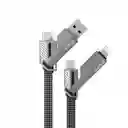 Cable 4en1 Speed Song Sg-437 / 65w Carga Rápida Usb, Tipo C, Iphone