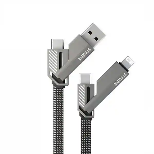 Cable 4en1 Speed Song Sg-437 / 65w Carga Rápida Usb, Tipo C, Iphone
