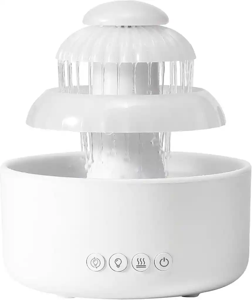 Humidificador Con Fuente E Iluminación Led