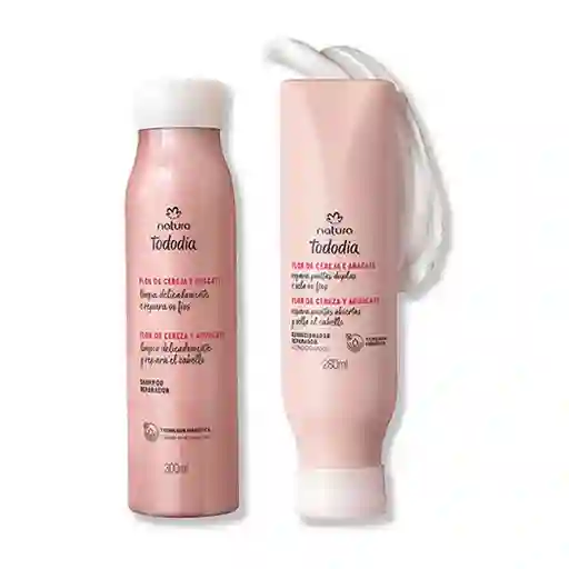 Kit Shampoo Y Acondicionador Flor De Cereza Y Aguacate